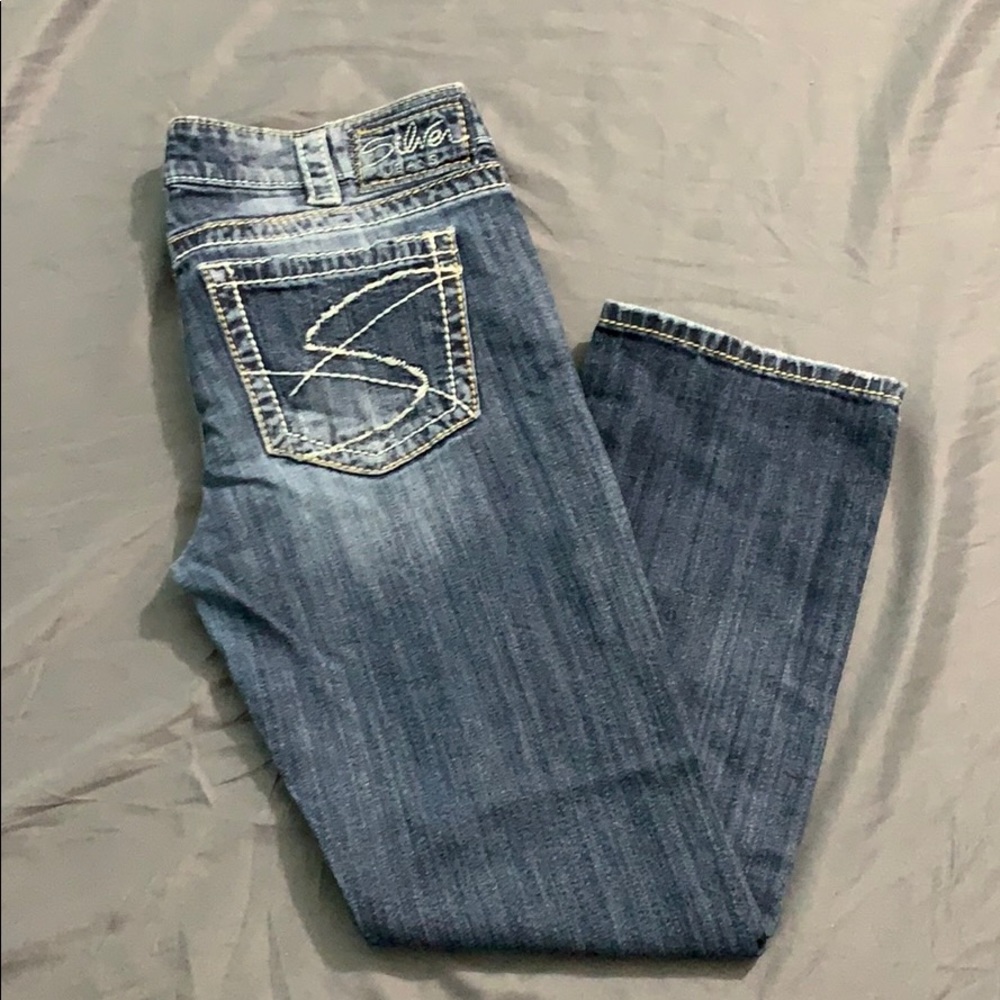 Silver Jeans - Santorini Capri size 30